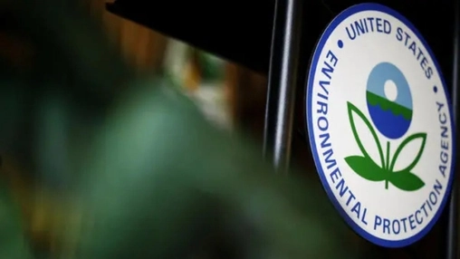 United States Environmental Protection Agency logo on a dark background showing the agency's circular emblem