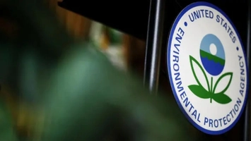 United States Environmental Protection Agency logo on a dark background showing the agency's circular emblem